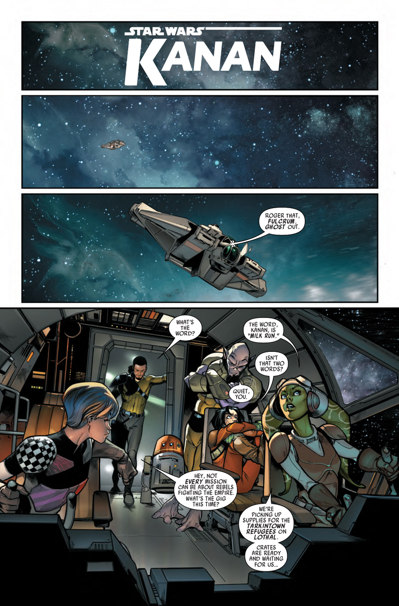 Illustration for article titled Here's a Sneak Peek at the Star Wars Comic About Kanan's Backstory